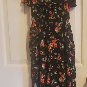 Off the shoulder pant romper